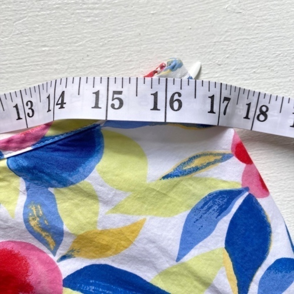Talbots Colorful Fruit Cotton Blend A-Line Midi‎ Skirt - Picture 9 of 11
